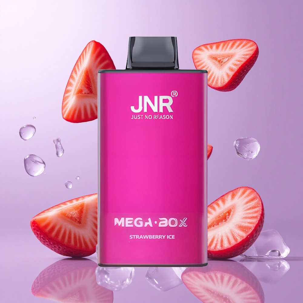 JNR Mega Box 25000 Puffs Einweg-Vape Erdbeere Eis Deutschland großhandel 30ml E-Liquid Kapazität
