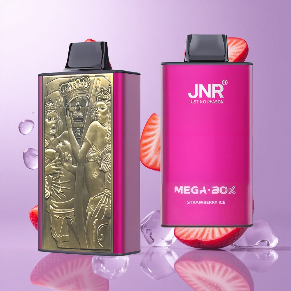 JNR Mega Box 25000 Puffs Einweg-Vape Erdbeere Eis Deutschland großhandel 30ml E-Liquid Kapazität