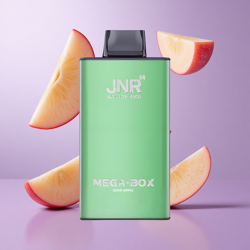 JNR Mega Box 25000 Puffs Einweg-Vape Sauerapfel Deutschland großhandel 30ml E-Liquid-Kapazität