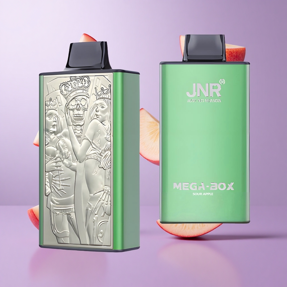 JNR Mega Box 25000 Puffs Einweg-Vape Sauerapfel Deutschland großhandel 30ml E-Liquid-Kapazität