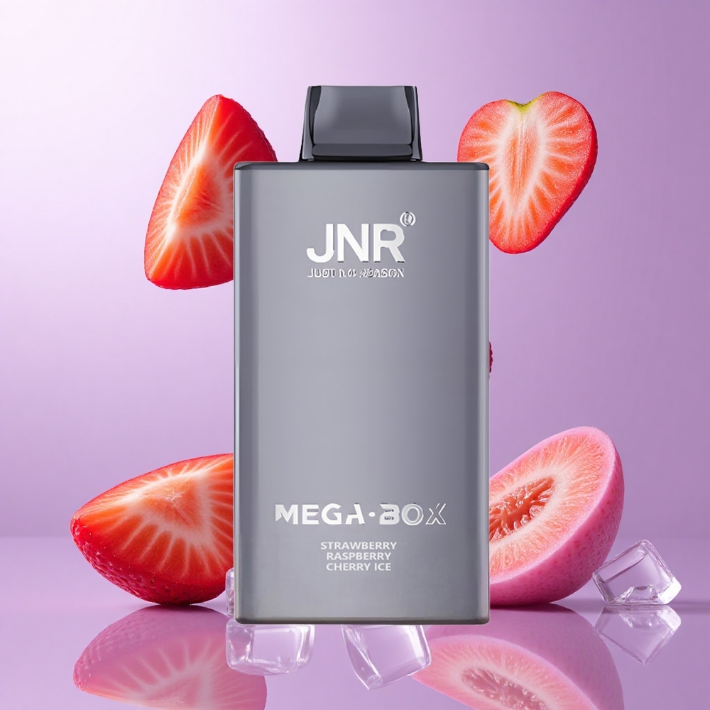 JNR Mega Box 25000 Puffs Erdbeere Himbeere Kirsche Eis Deutschland großhandel 30ml E-Liquid-Kapazität
