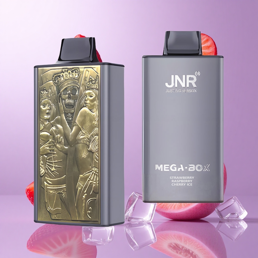 JNR Mega Box 25000 Puffs Erdbeere Himbeere Kirsche Eis Deutschland großhandel 30ml E-Liquid-Kapazität