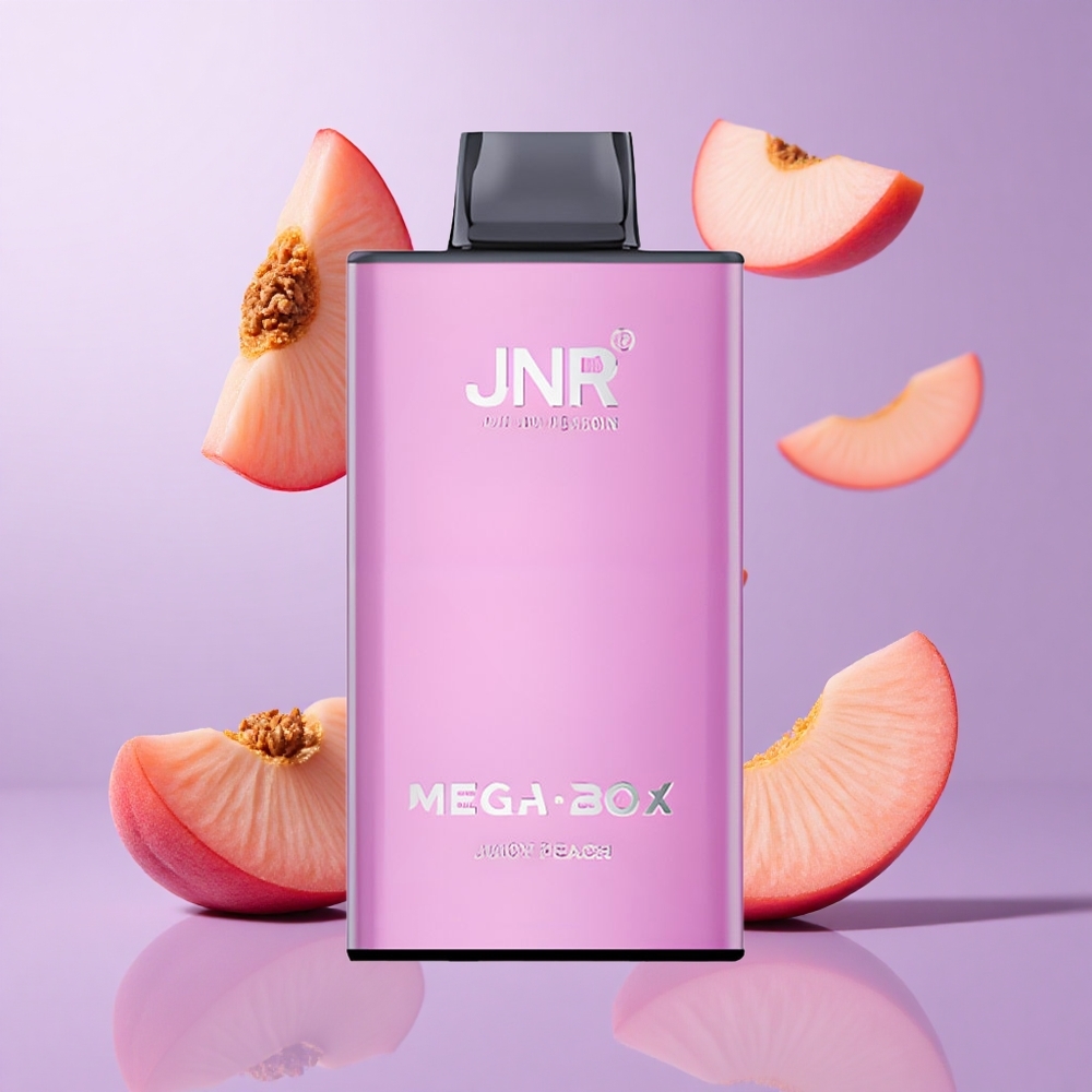 JNR Mega Box 25000 Puffs Saftiger Pfirsich Deutschland großhandel 30ml E-Liquid-Kapazität
