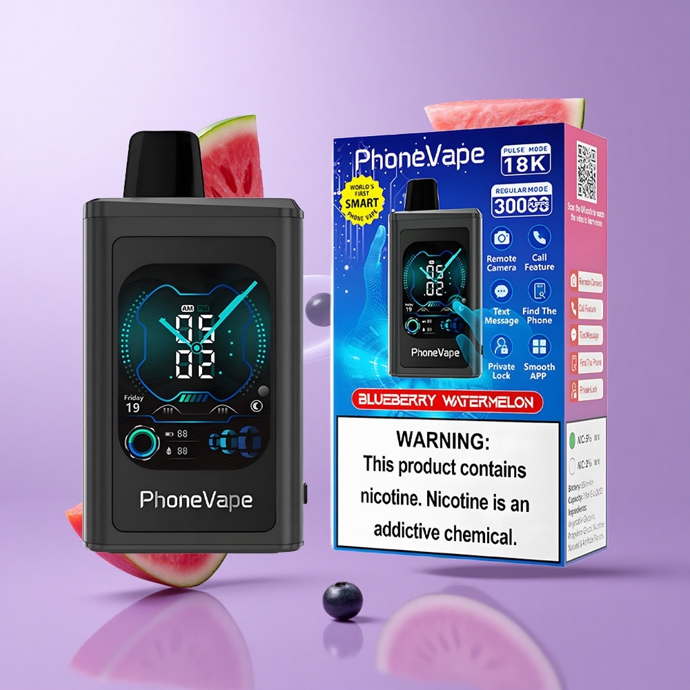 JNR PhoneVape 30000 Puffs Blaubeere Wassermelone Deutschland großhandel 850mAh Typ-C wiederaufladbarer Akku