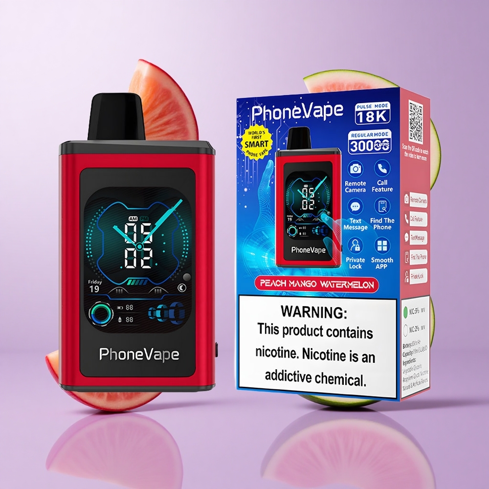 JNR PhoneVape 30000 Puffs Einweg-Vape Pfirsich Mango Wassermelone Deutschland großhandel 850mAh Typ-C wiederaufladbarer Akku