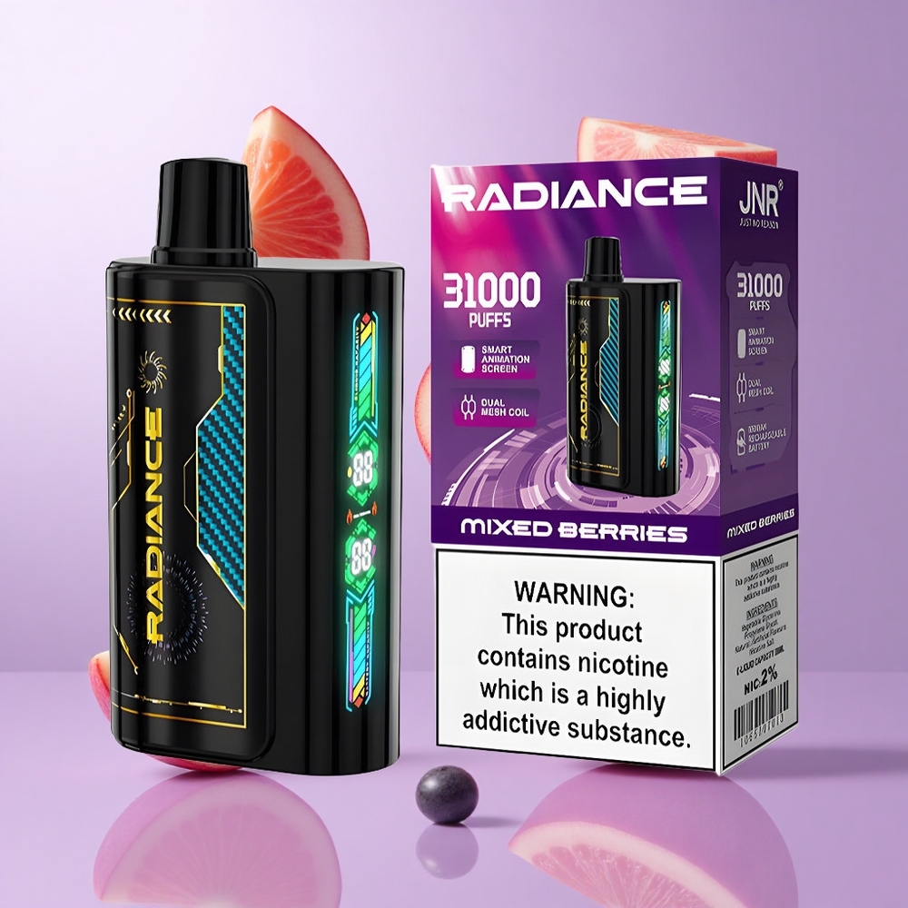 JNR Radiance 31000 Puffs Einweg-Vape Gemischte Beeren Deutschland großhandel 28ml E-Liquid
