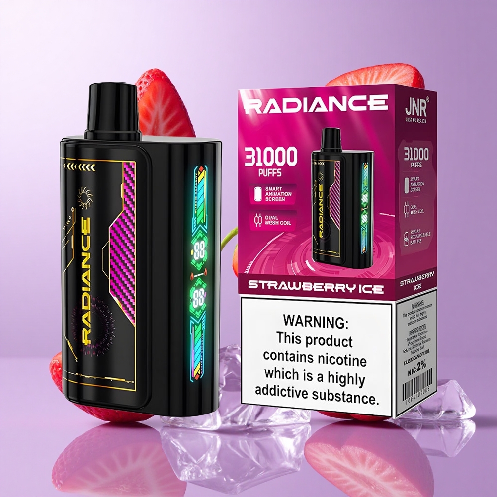 JNR Radiance 31000 Puffs Erdbeer-Eis Einweg-Vape Deutschland großhandel 28ml E-Liquid