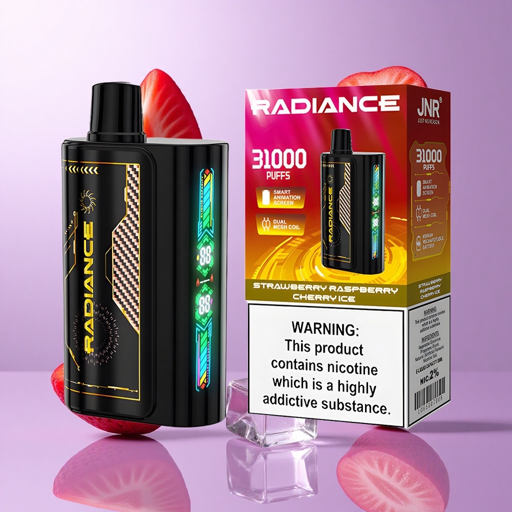 JNR Radiance 31000 Puffs Erdbeere Himbeere Kirsche Eis Deutschland großhandel 28ml E-Liquid