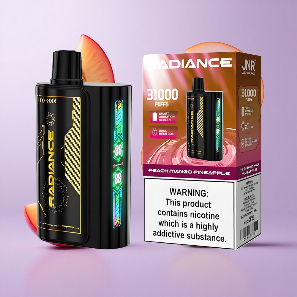 JNR Radiance 31000 Puffs Pfirsich Mango Ananas Einweg-Vape Deutschland großhandel 28ml E-Liquid