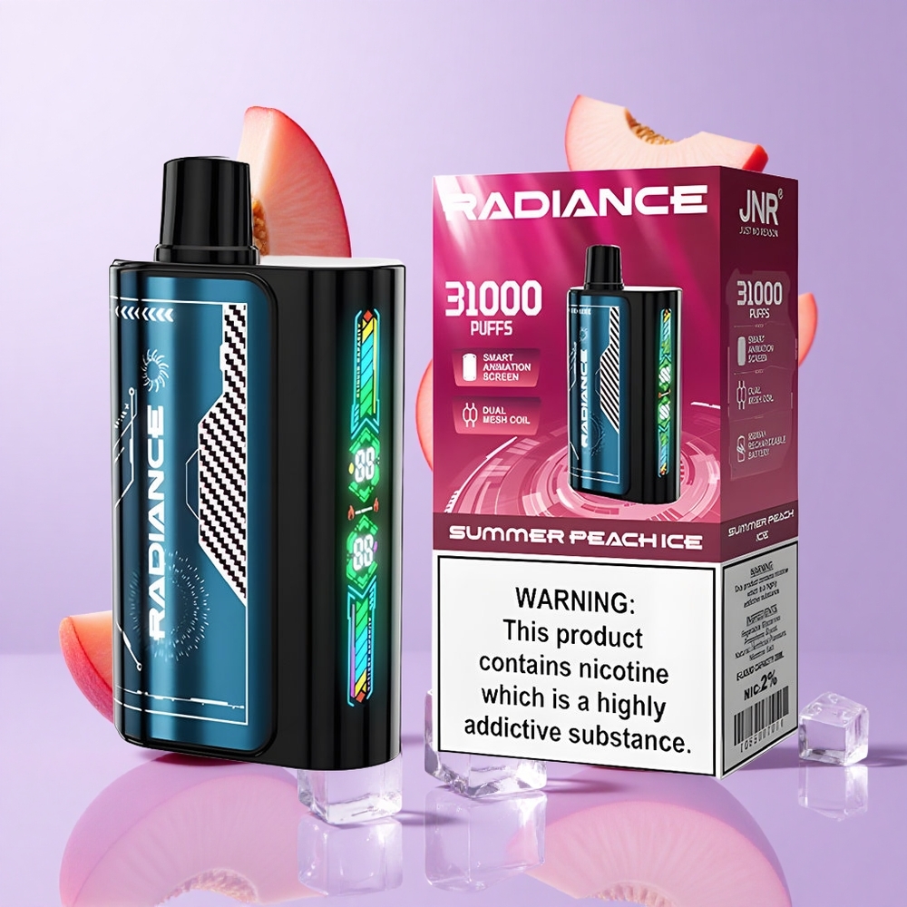 JNR Radiance 31000 Puffs Sommer Pfirsich Eis Einweg-Vape Deutschland großhandel 28ml E-Liquid