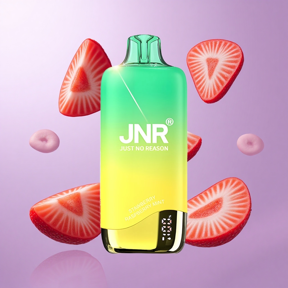 JNR Rainbow 10500 Puffs Erdbeere Himbeere Minze Deutschland großhandel 18ml E-Liquid Tank