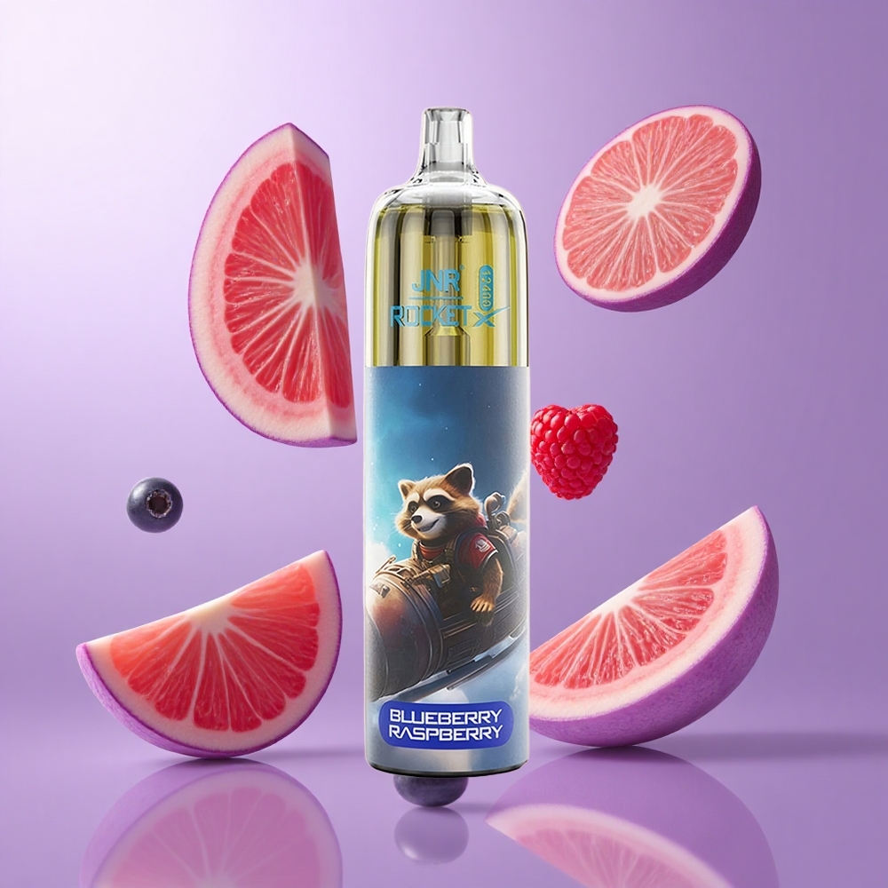 JNR Rocket-X 12400 Puffs Heidelbeere Himbeere Deutschland großhandel 25ml e-Liquid Kapazität