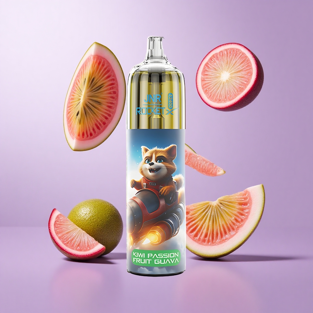 JNR Rocket-X 12400 Puffs Kiwi Passion GuaveDeutschland großhandel 25ml E-Liquid Kapazität