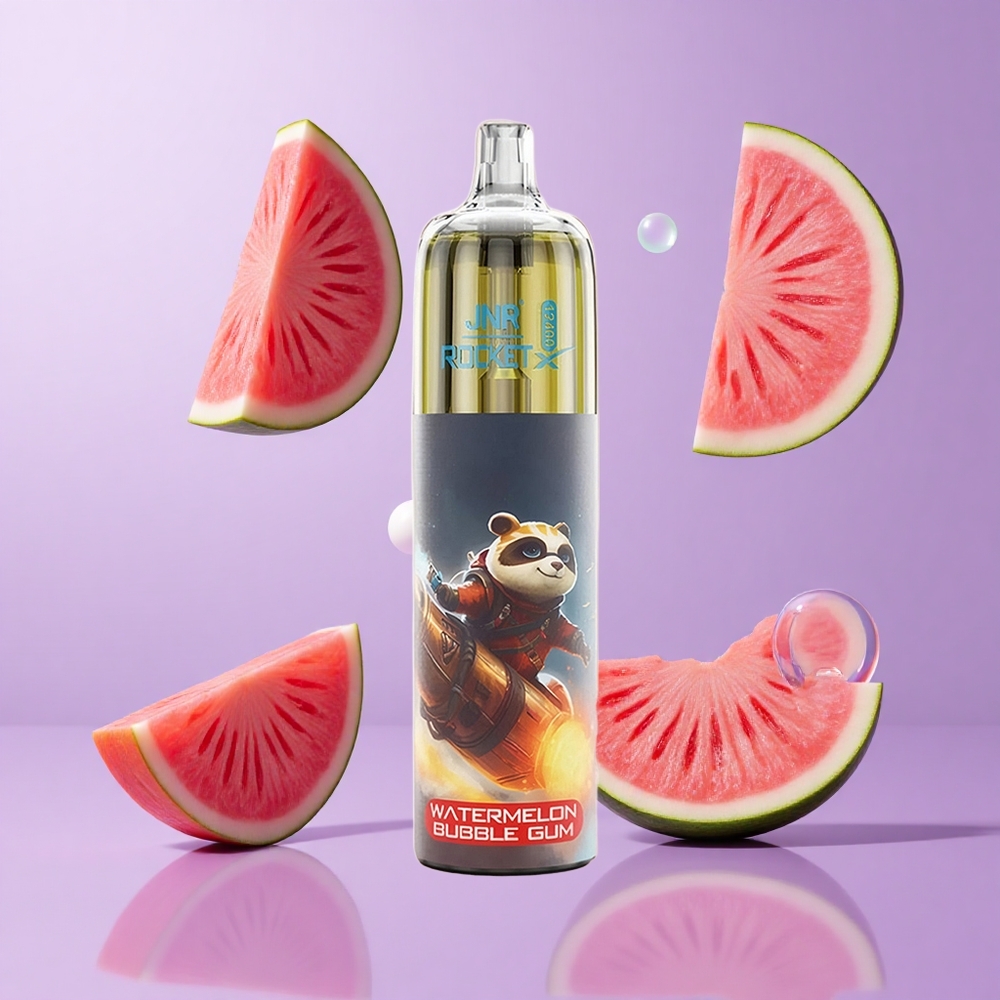 JNR Rocket-X 12400 Puffs Wassermelone Bubble Gum Deutschland großhandel 25ml e-Liquid Kapazität
