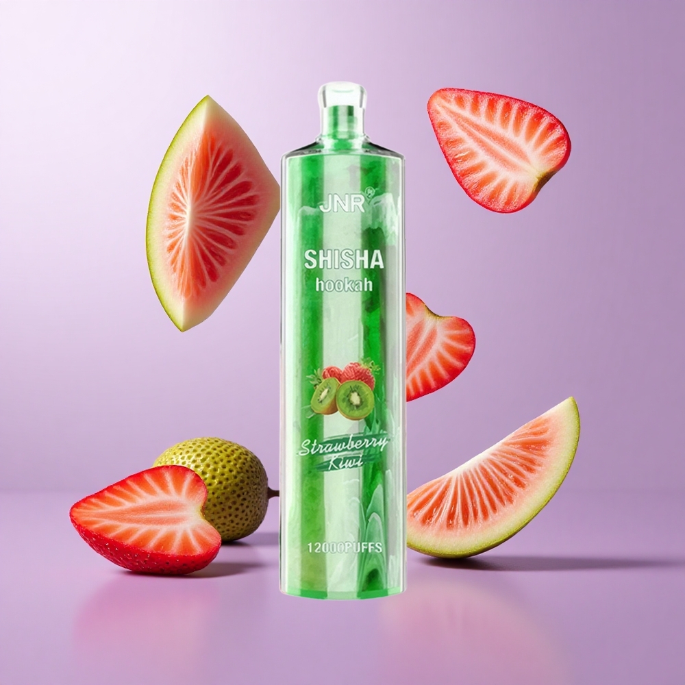JNR Shisha Hookah 12000 Puffs Erdbeere Kiwi Deutschland großhandel 24ml E-Liquid-Kapazität