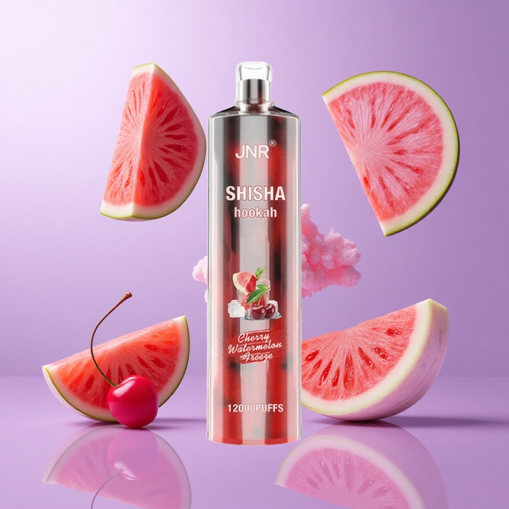 JNR Shisha Hookah 12000 Puffs Kirsche Wassermelone Eis Deutschland großhandel E-Liquid-Kapazität: 24ml