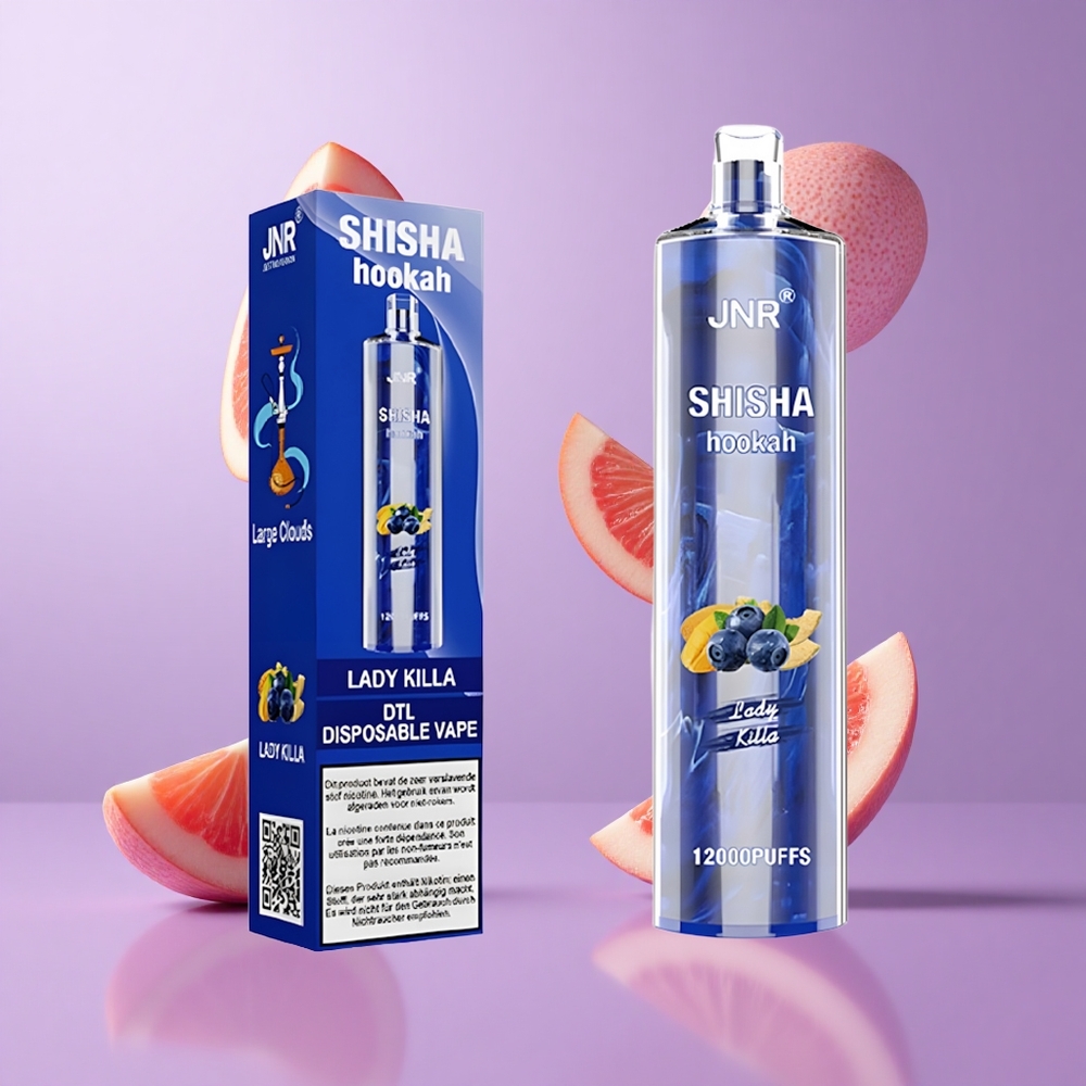 JNR Shisha Hookah 12000 Puffs Lady Killa Deutschland großhandel E-Liquid-Kapazität: 24ml