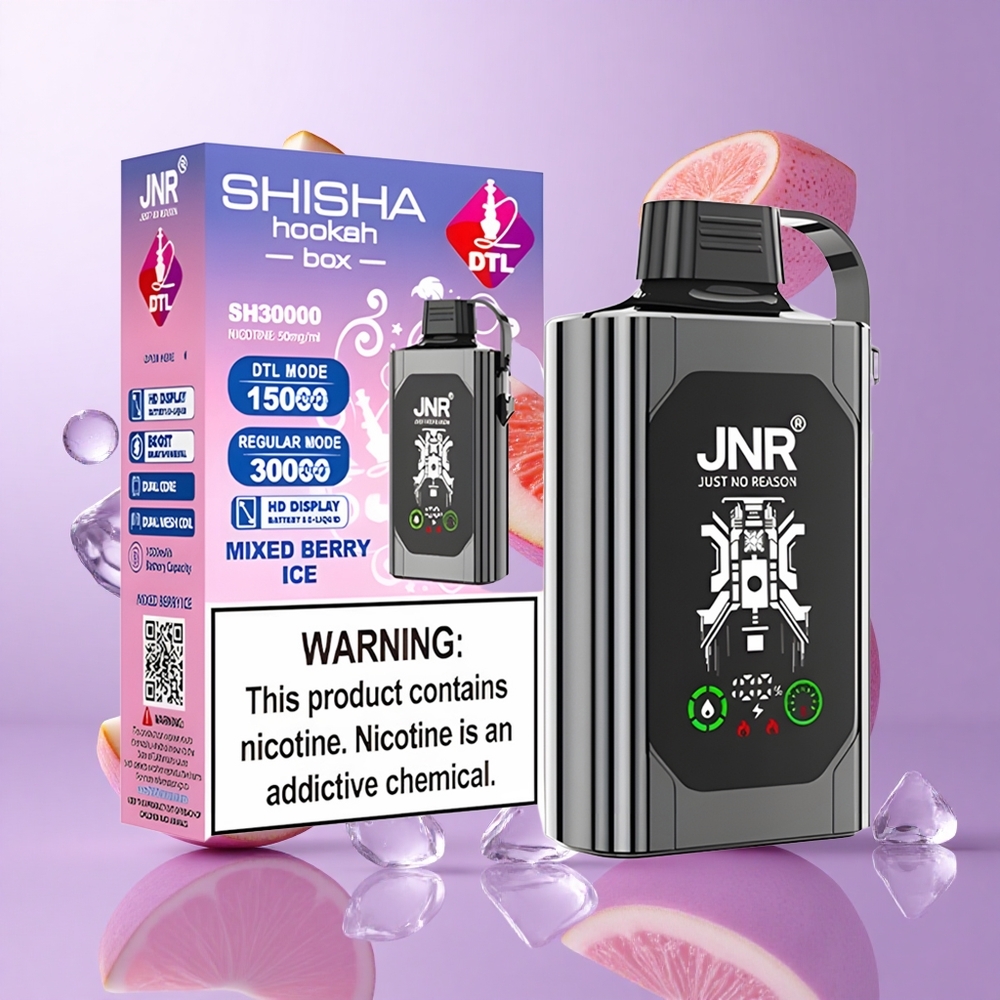 JNR Shisha Hookah Box 20500 Puffs Beerenmischung Eis Deutschland großhandel Batteriekapazität: 1000mAh