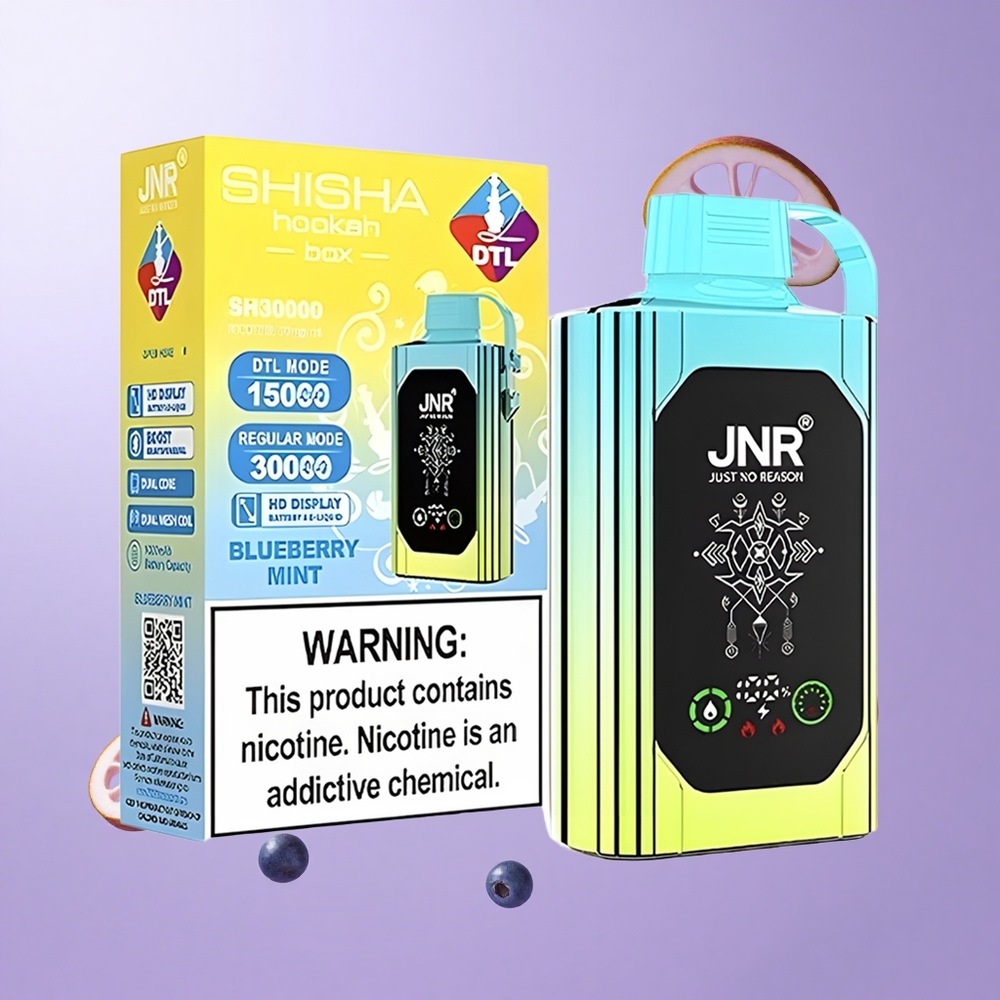 JNR Shisha Hookah Box 20500 Puffs Blaubeere Minze Deutschland großhandel HD Display: HD-Anzeige
