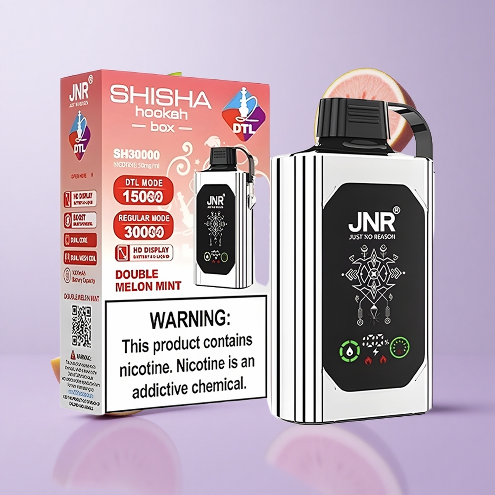 JNR Shisha Hookah Box 20500 Puffs Doppelte Melone Minze Deutschland großhandel HD-Anzeige Akkukapazität: 1000mAh