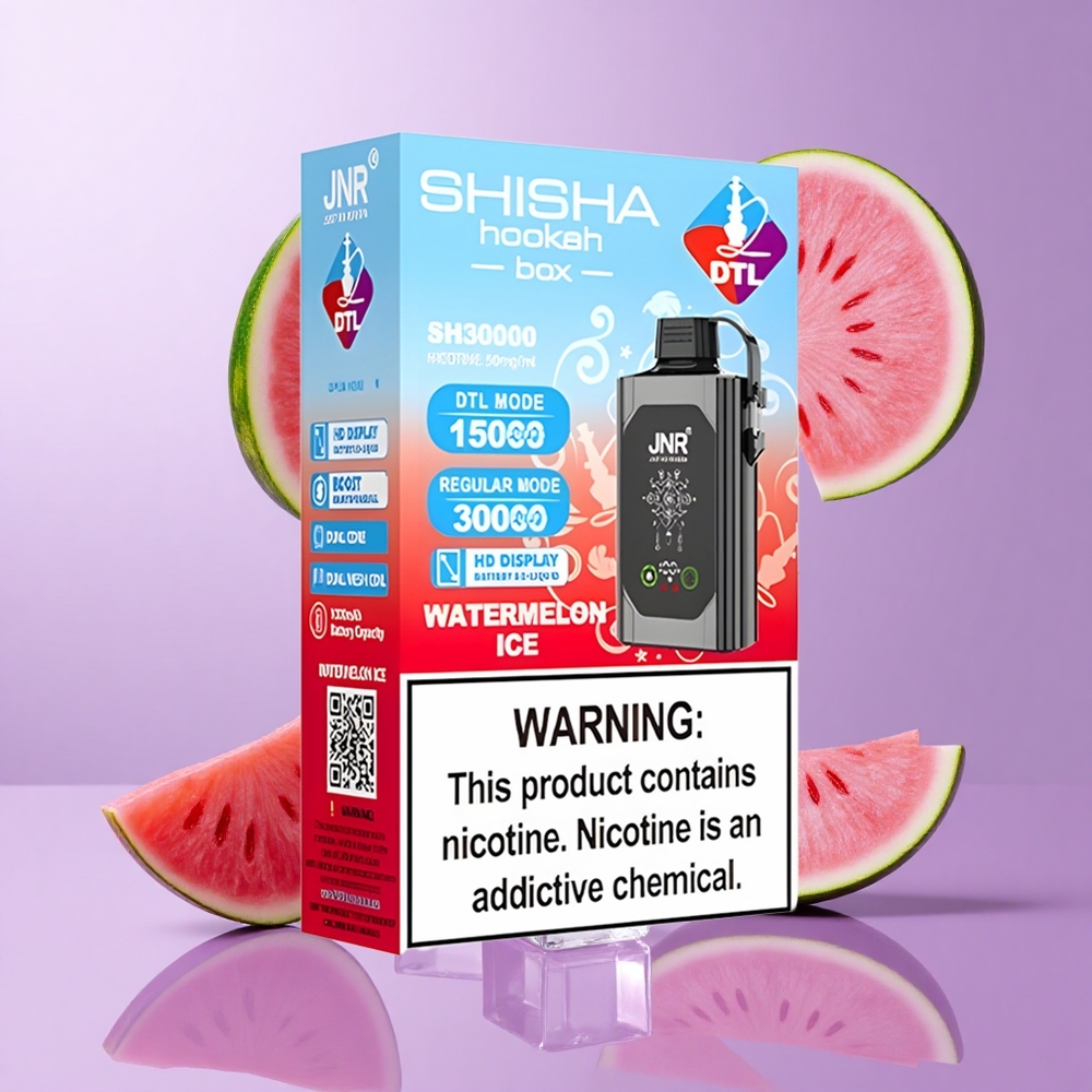 JNR Shisha Hookah Box 20500 Puffs Wassermelone Eis Deutschland großhandel Display: HD Display Batteriekapazität: 1000mAh