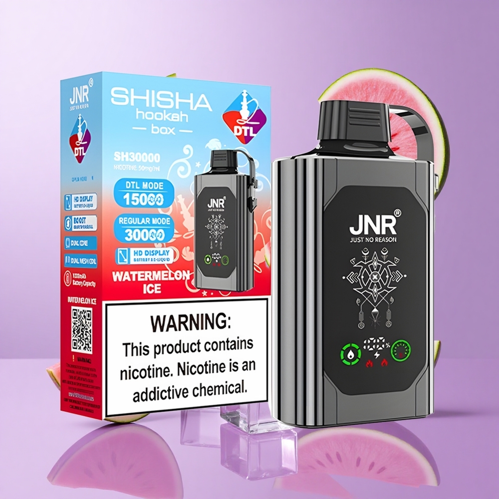 JNR Shisha Hookah Box 20500 Puffs Wassermelone Eis Deutschland großhandel Display: HD Display Batteriekapazität: 1000mAh