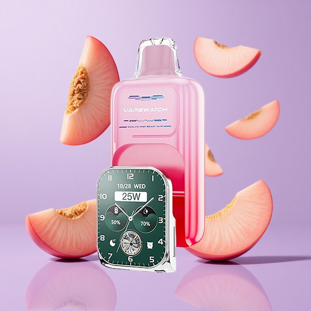 JNR Vape Watch 30000 Puffs Georgia Pfirsich Deutschland großhandel Batteriekapazität: 1000mAh
