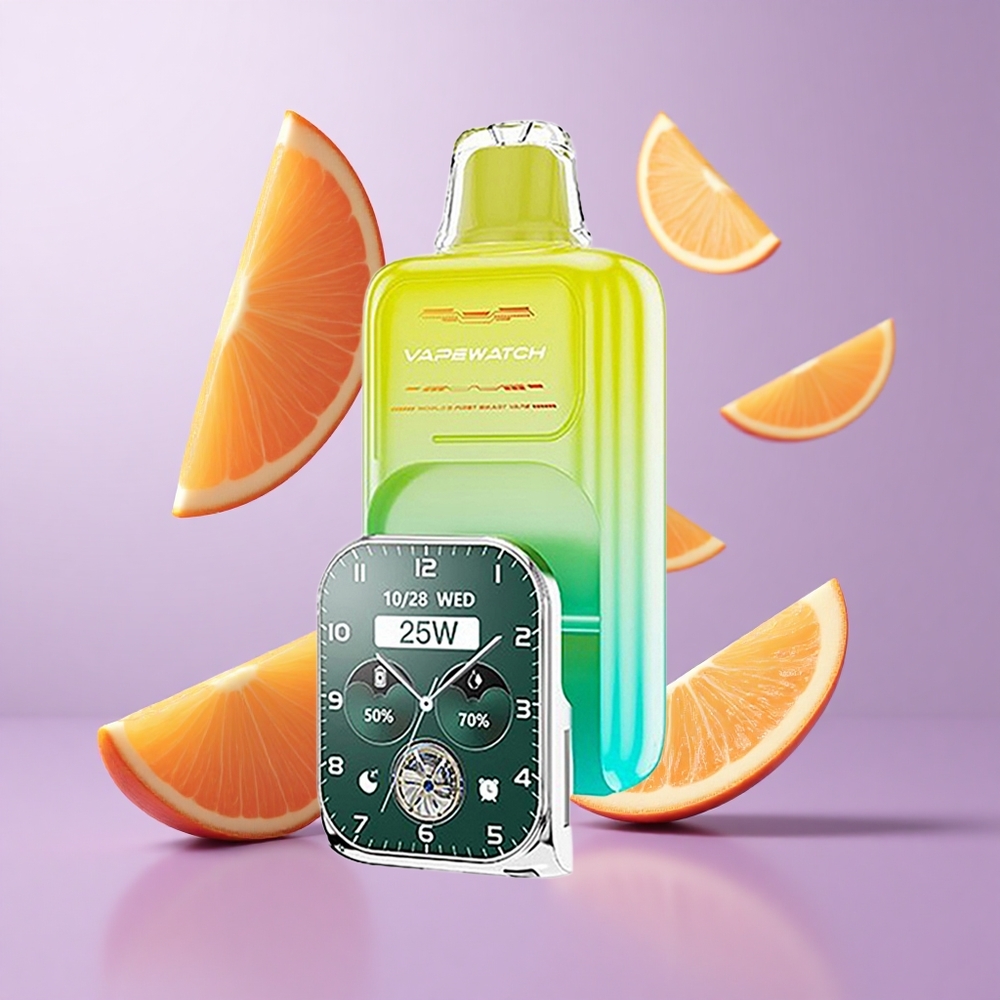 JNR Vape Watch 30000 Puffs Orange Mango (Orangen-Mango) Deutschland großhandel Batteriekapazität: 1000mAh
