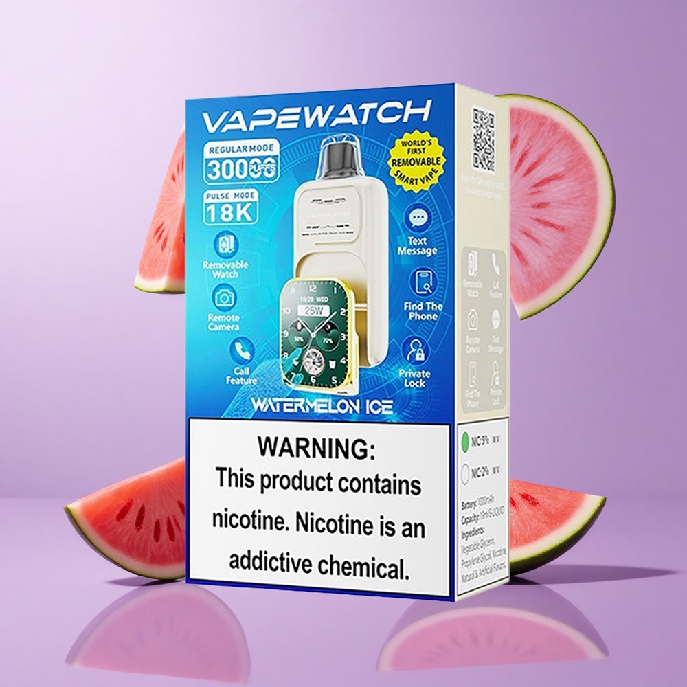 JNR Vape Watch 30000 Puffs Wassermelone Eis Deutschland großhandel 19mL E-Liquid-Kapazität