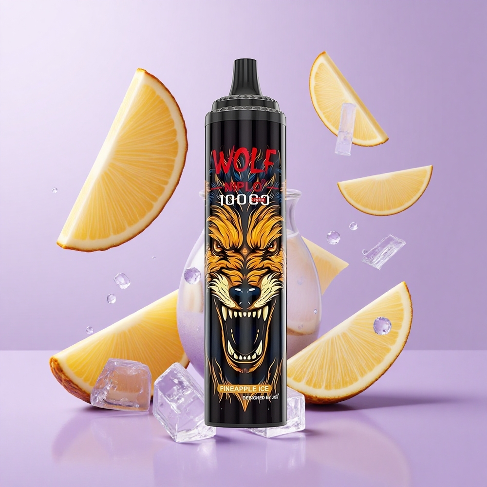 JNR Wolf Niplo 10000 Puffs Ananas-Eis Deutschland großhandel 20ml E-Liquid-Kapazität
