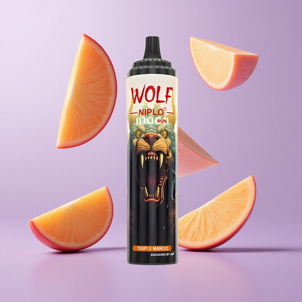 JNR Wolf Niplo 10000 Puffs Dreifach Mango Deutschland großhandel E-Liquid-Kapazität: 20ml