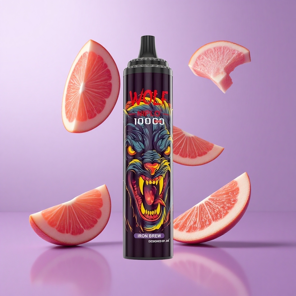 JNR Wolf Niplo 10000 Puffs Eisengebräu Deutschland großhandel 20ml E-Liquid Kapazität