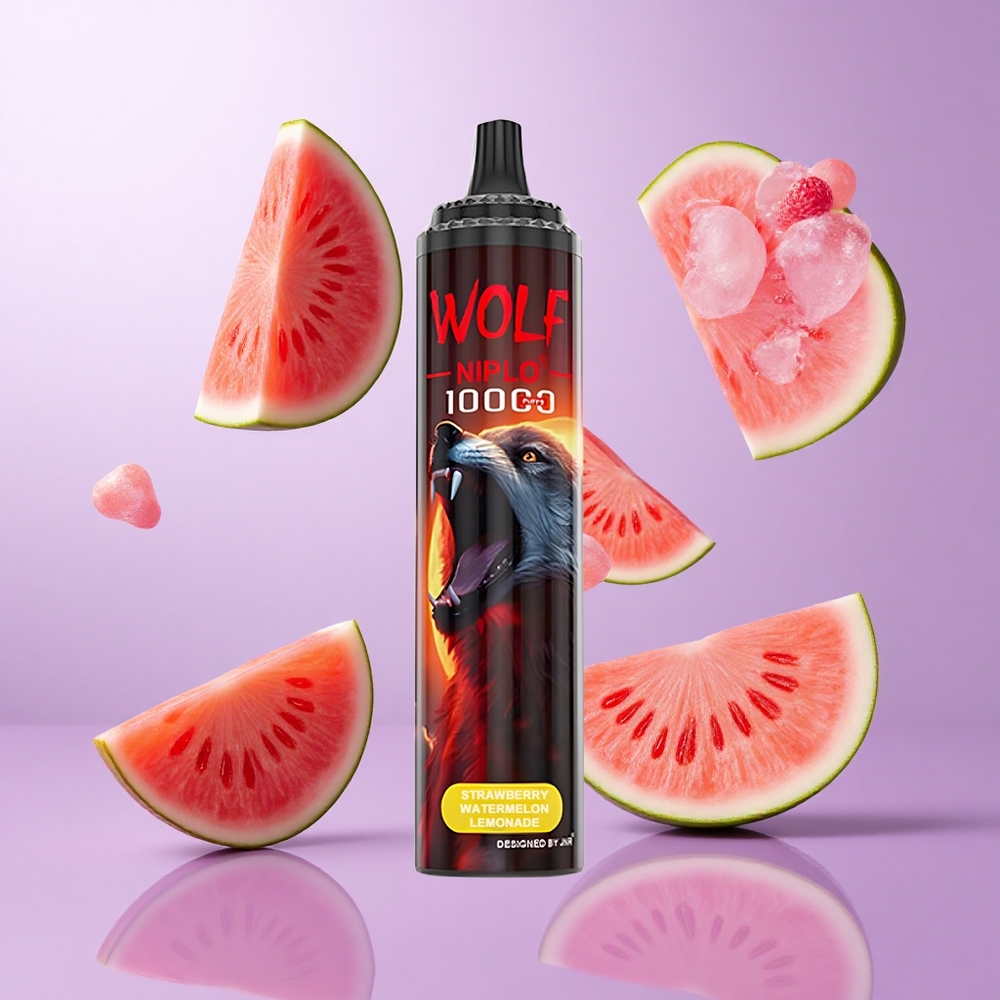 JNR Wolf Niplo 10000 Puffs Erdbeere Wassermelone Limonade Deutschland großhandel E-Flüssigkeitskapazität: 20ml
