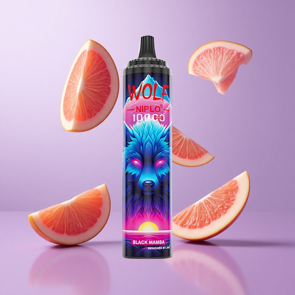 JNR Wolf Niplo 10000 Puffs Schwarz Mamba Deutschland großhandel Mesh Spule: 1,0 Ohm