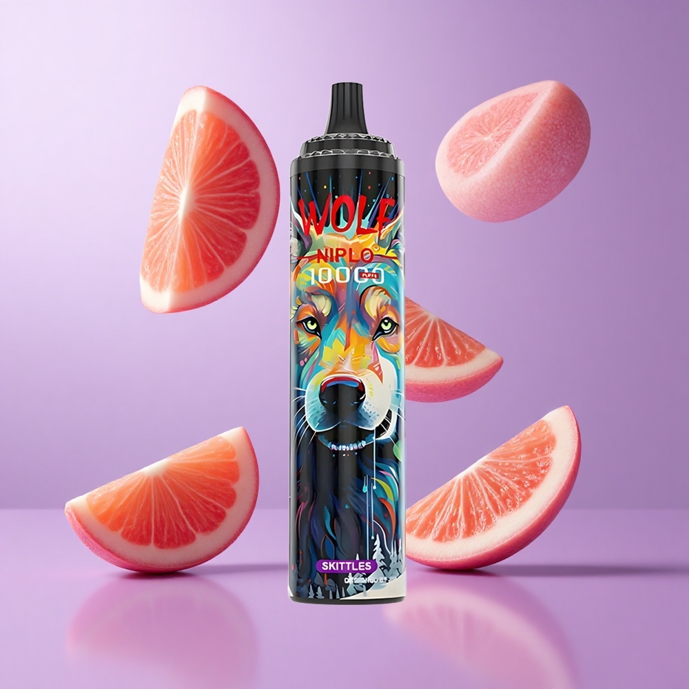 JNR Wolf Niplo 10000 Puffs Skittles (Gummibärchen) Deutschland großhandel E-Liquid-Kapazität: 20ml