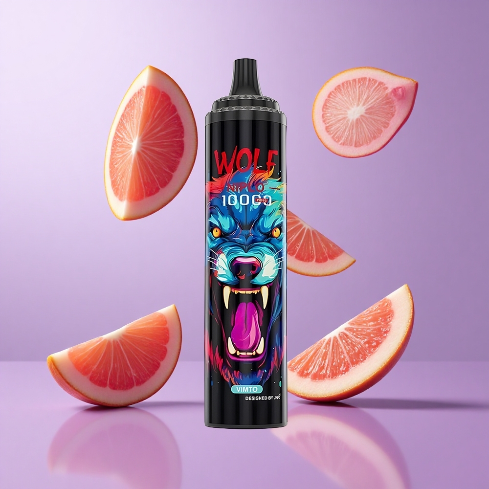 JNR Wolf Niplo 10000 Puffs Vimto Geschmack Deutschland großhandel E-Zigarettenflüssigkeitskapazität: 20ml