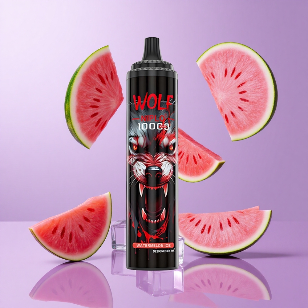 JNR Wolf Niplo 10000 Puffs Wassermelone Eis Deutschland großhandel 20ml E-Liquid Kapazität