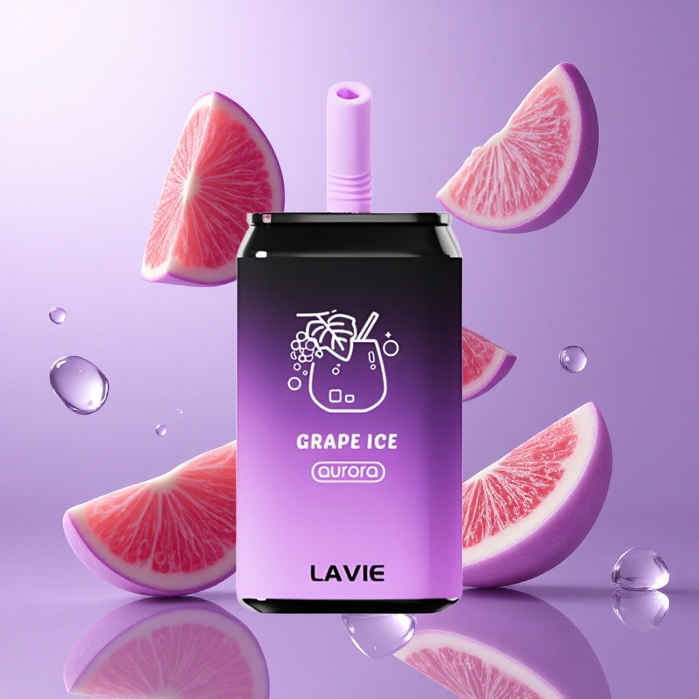 Lavie Aurora 11000 Puffs Trauben Eis Deutschland großhandel E-Liquid-Kapazität: 22ML