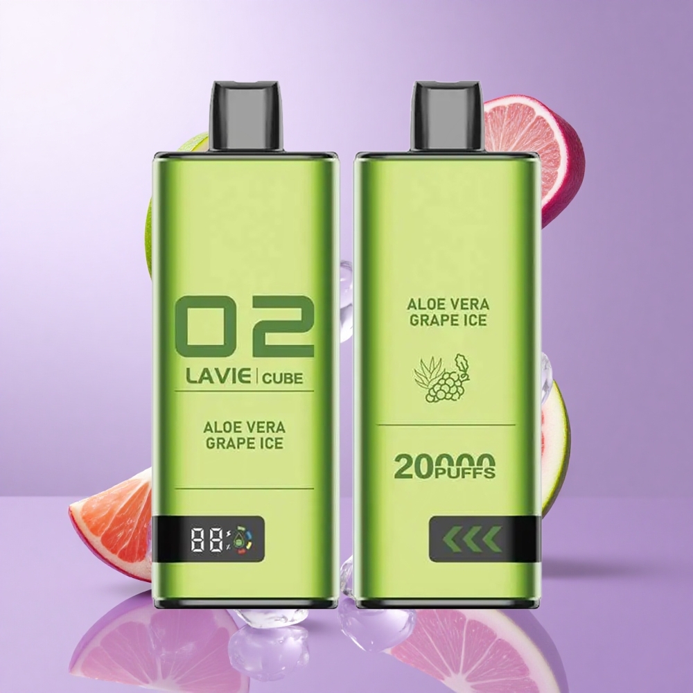 Lavie Cube 20000 Puffs Aloe Vera Traube Eis Deutschland großhandel Batterie: 600mAh