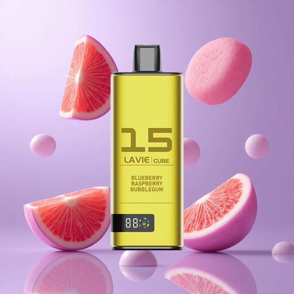 Lavie Cube 20000 Puffs Einweg-Vape Blaubeere Himbeere Bubblegum Deutschland großhandel Flüssigkeit: 28ML