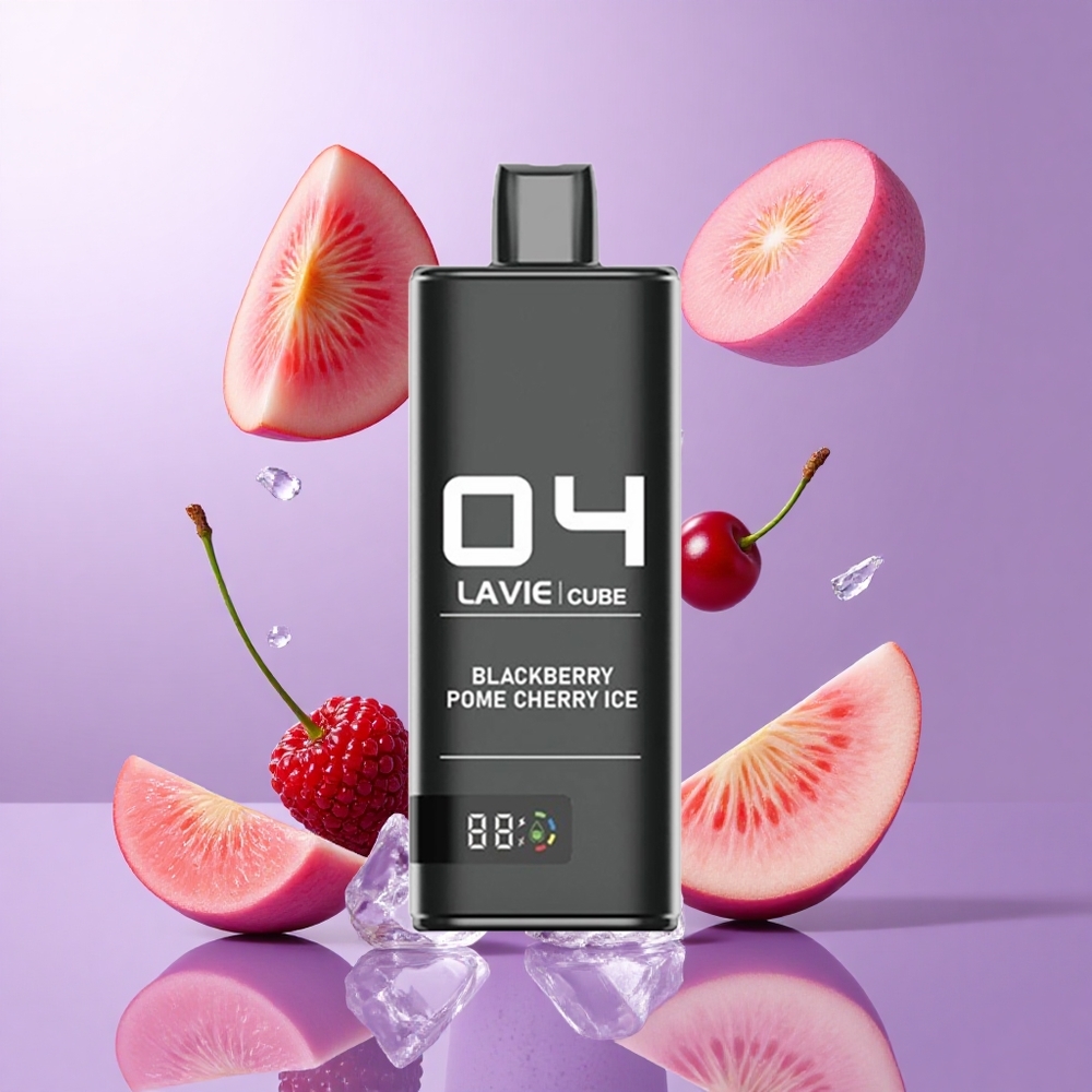Lavie Cube 20000 Puffs Einweg-Vape Brombeere Granatapfel Kirsch Eis Deutschland großhandel Batterie: 600mAh