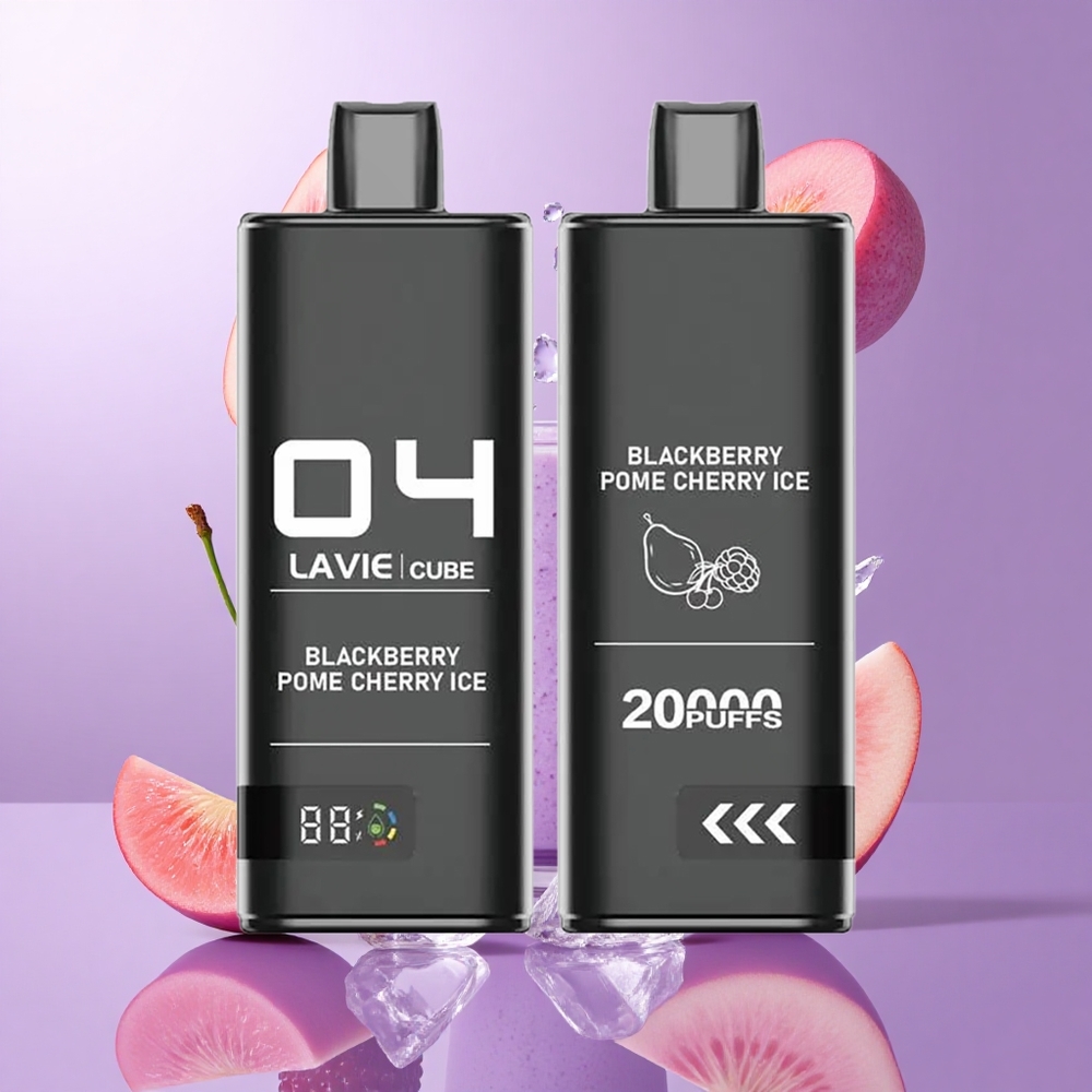 Lavie Cube 20000 Puffs Einweg-Vape Brombeere Granatapfel Kirsch Eis Deutschland großhandel Batterie: 600mAh