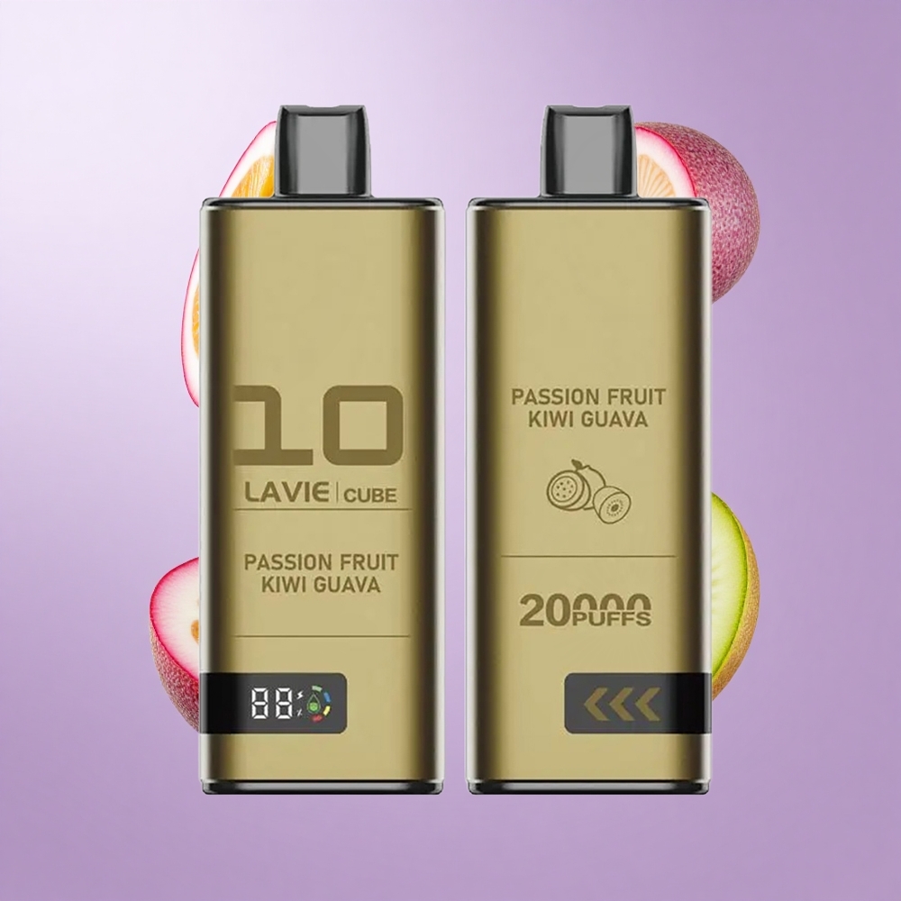 Lavie Cube 20000 Puffs Einweg-Vape Passionsfrucht Kiwi Guave Deutschland großhandel Batterie: 600mAh