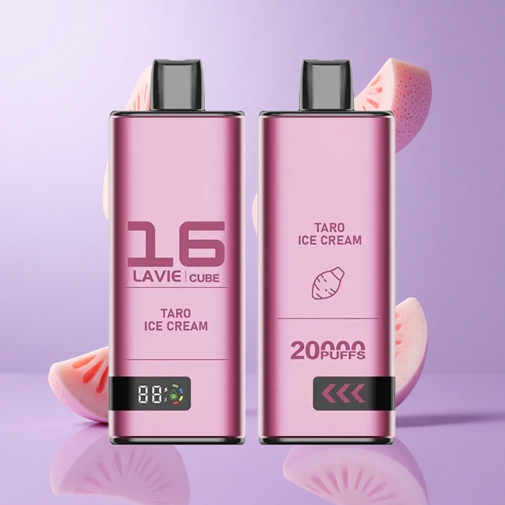 Lavie Cube 20000 Puffs Einweg Vape Taro Eiscreme Deutschland großhandel Batterie: 600mAh