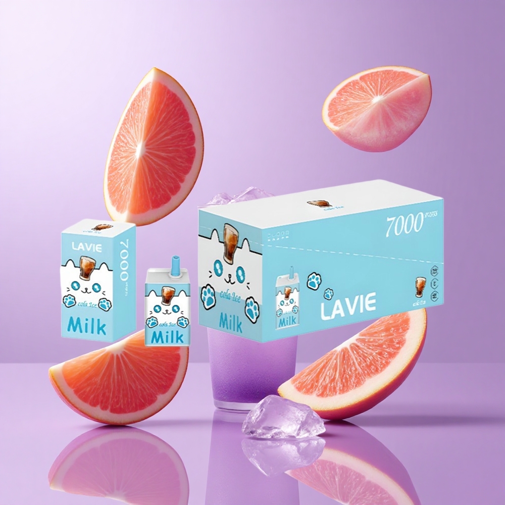 Lavie Milk 7000 Puffs Cola Eis Deutschland großhandel E-Liquid-Kapazität: 16ML