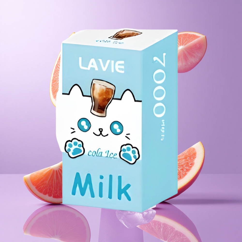 Lavie Milk 7000 Puffs Cola Eis Deutschland großhandel E-Liquid-Kapazität: 16ML