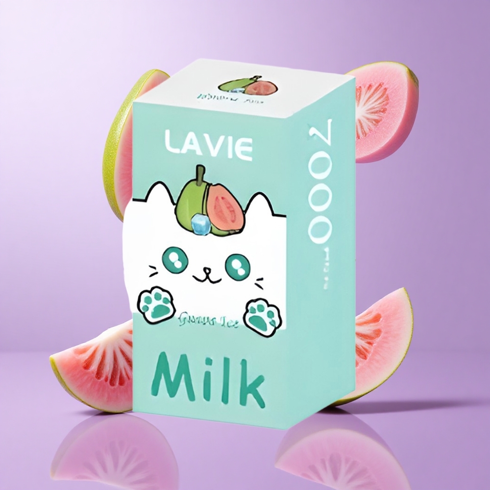 Lavie Milk 7000 Puffs Guava-Eis Deutschland großhandel E-Liquid-Kapazität: 16ML
