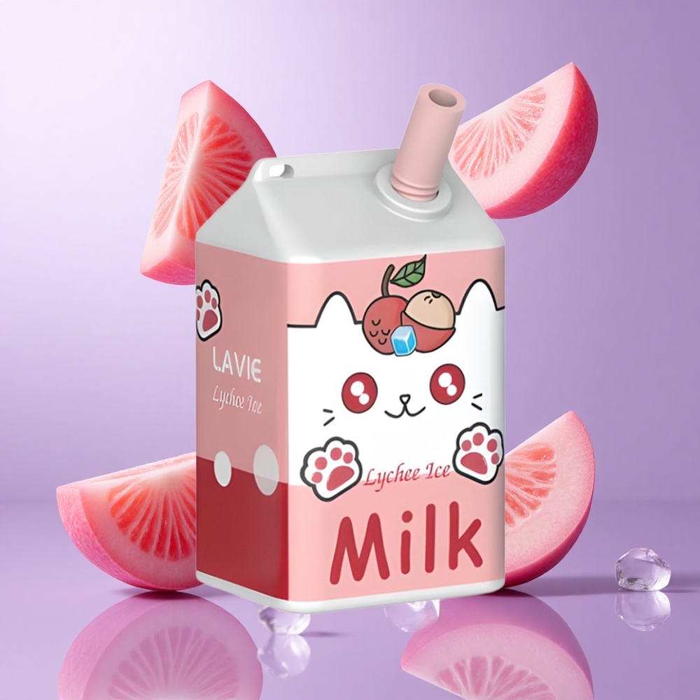 Lavie Milk 7000 Puffs Lychee Eis Deutschland großhandel E-Liquid-Kapazität: 16ML