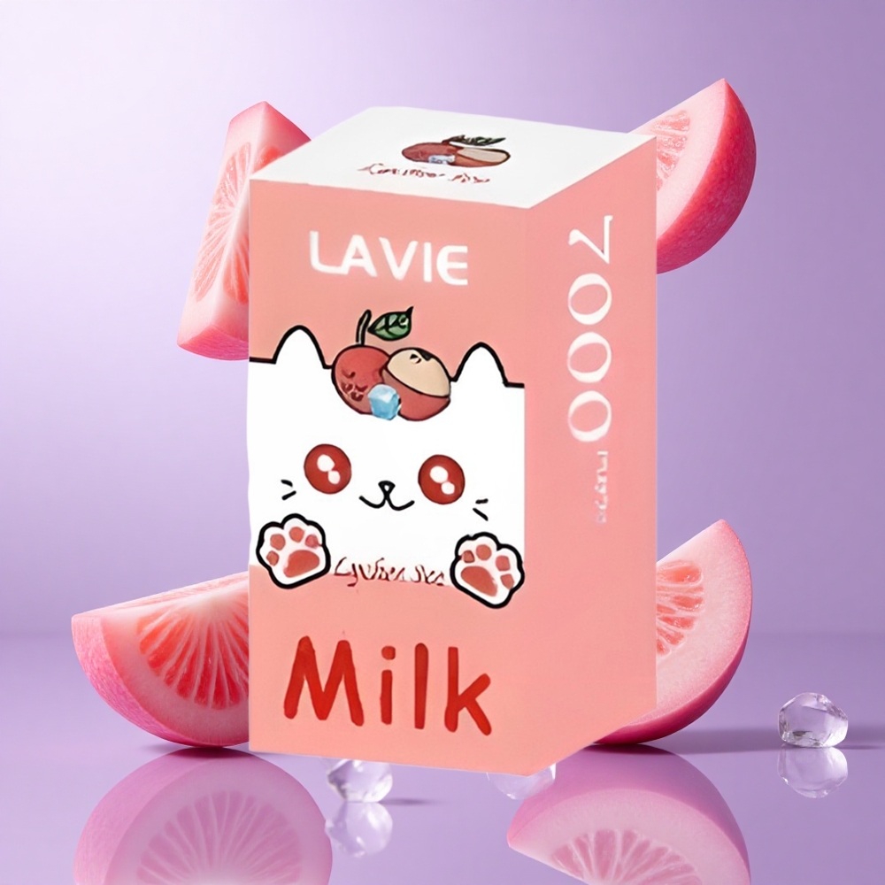 Lavie Milk 7000 Puffs Lychee Eis Deutschland großhandel E-Liquid-Kapazität: 16ML