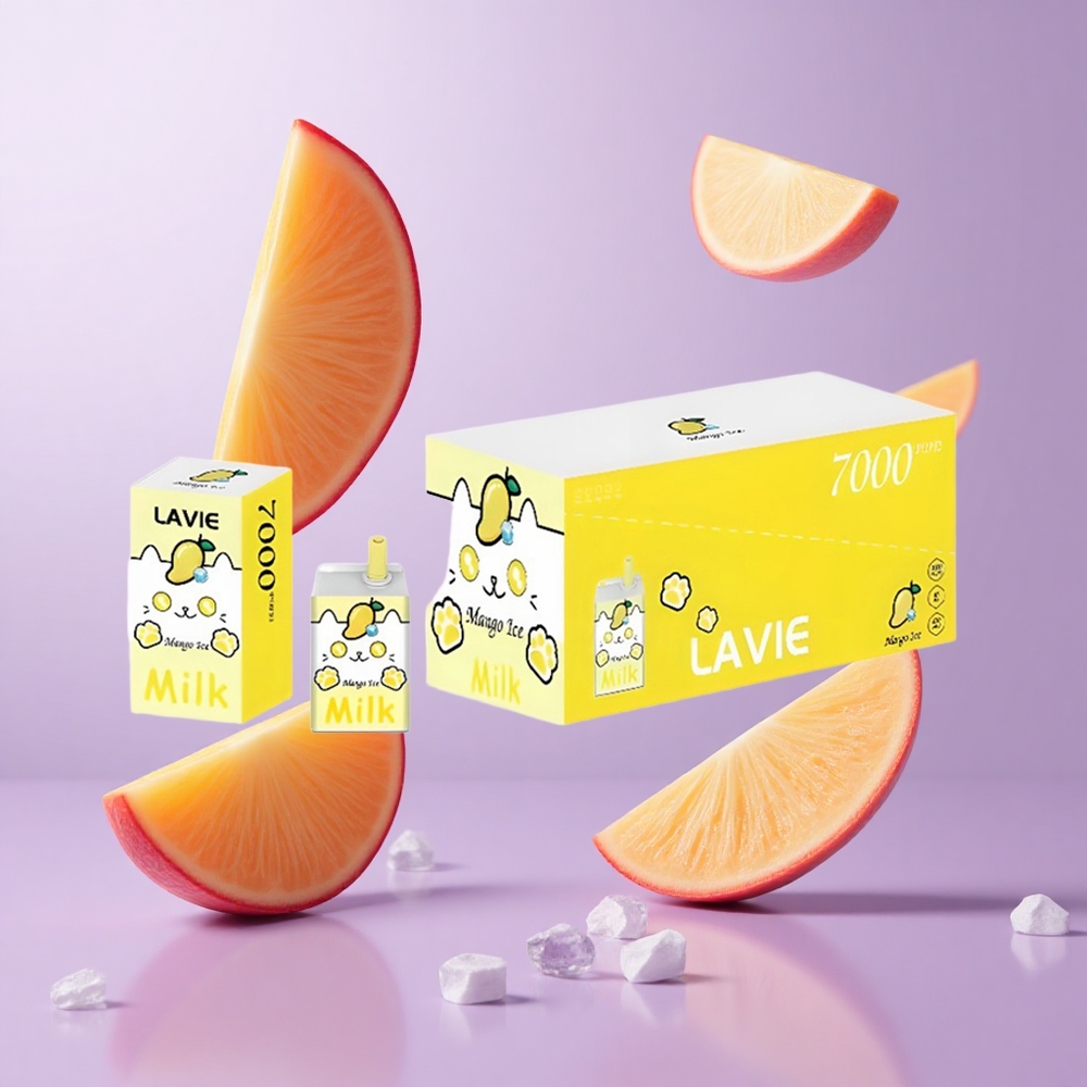Lavie Milk 7000 Puffs Mango Eis Deutschland großhandel E-Liquid-Kapazität: 16ML